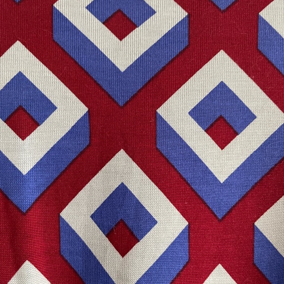 RARE DIANE VON FURSTENBERG Printed Silk Wrap Dress - Picture 5 of 5